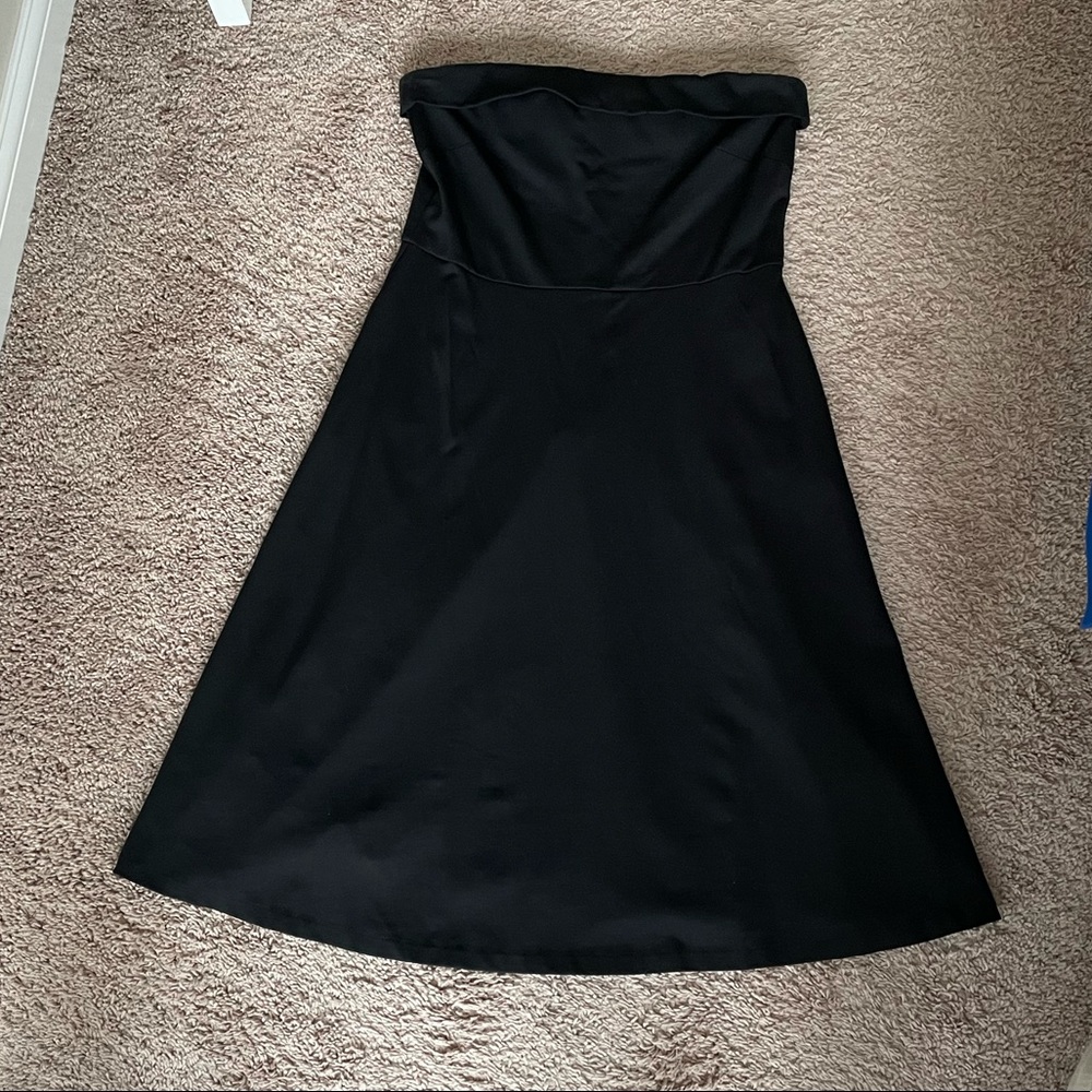 Black Strapless Dress